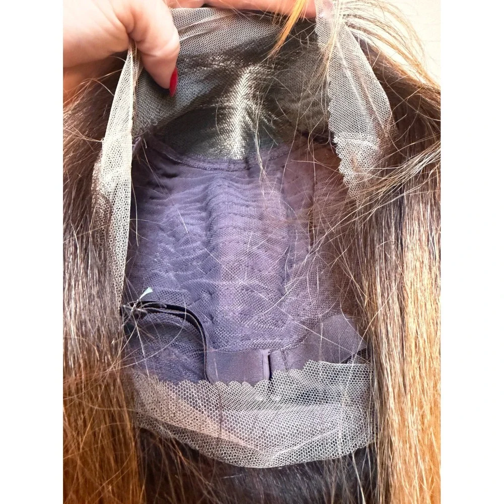 DR Ginger human mix wig 360 HD lace